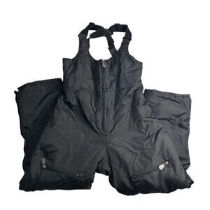 Choko Deluxe Snow Bib Overalls Black Medium Waterproof Insulated